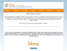 Tablet Screenshot of mainehfma.org